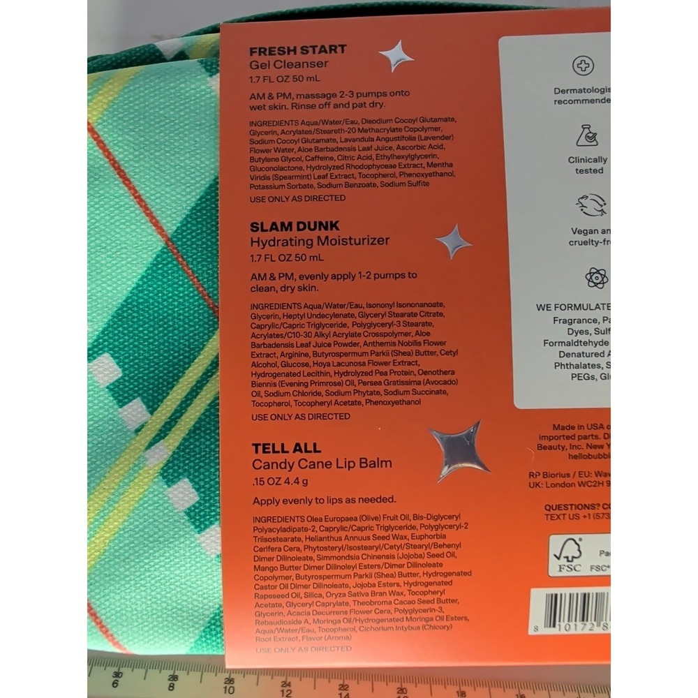 Bubble Dazzling Days 3-Step Refresh Routine Travel Gift Kit New Free Shipping - Picture 7 of 8